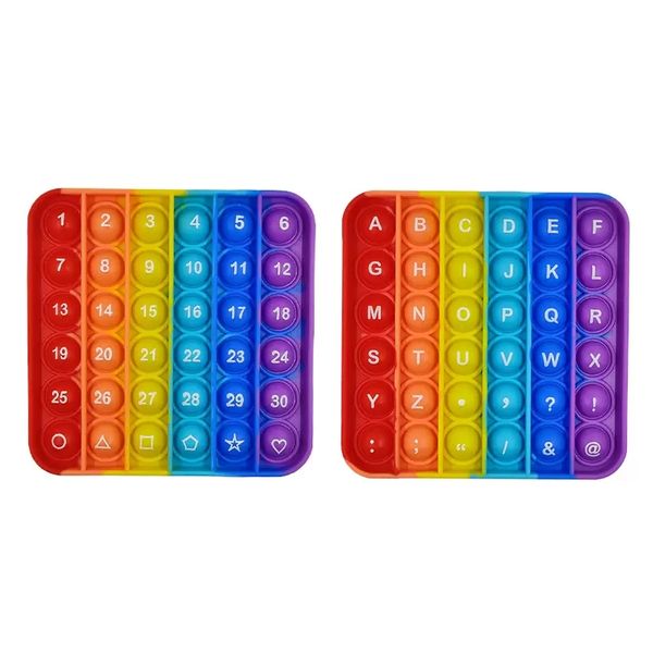 rainbow english alphabet numbers msxf fidget toys game kids educational push bubble sensory toy autism special needs stress party favor fy29
rainbow english alphabet numbers msxf fidget toys game kids educational push bubble sensory toy autism special needs stress party favor fy29