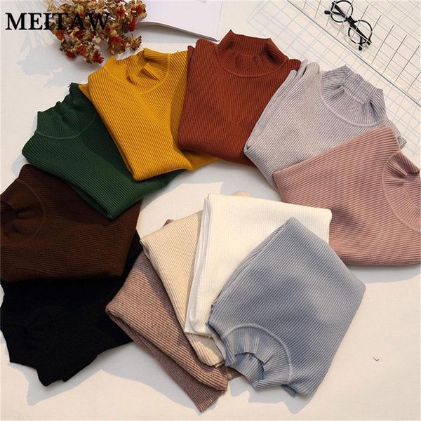 women high elasticity knitted sweaters autumn winter slim pullovers 2021 lady turtleneck jumper korean women's, White;black
women high elasticity knitted sweaters autumn winter slim pullovers 2021 lady turtleneck jumper korean women's, White;black