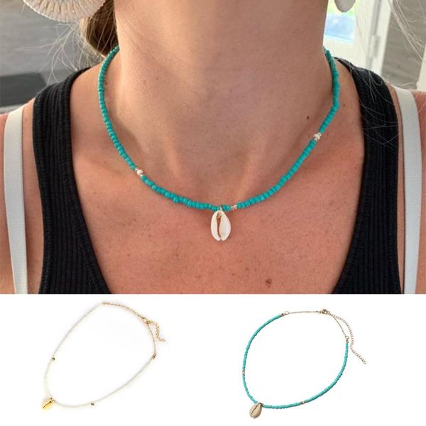 chokers bead choker necklace for women bohemian shell cowrie pendant female fashion beach jewelry 2021 summer, Golden;silver
chokers bead choker necklace for women bohemian shell cowrie pendant female fashion beach jewelry 2021 summer, Golden;silver