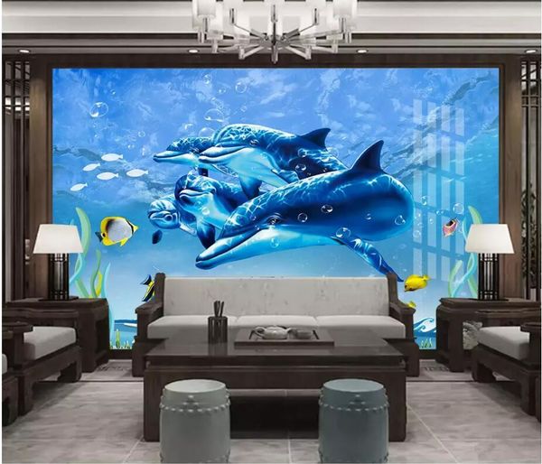 custom mural 3d po wallpaper blue ocean dolphin tv backdrop living room home decor wall murals for walls 3 d wallpapers
custom mural 3d po wallpaper blue ocean dolphin tv backdrop living room home decor wall murals for walls 3 d wallpapers