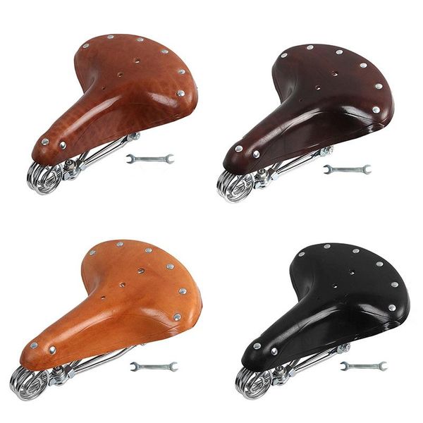 retro vintage leather bicycle saddle seat comfortable cushion mtb bike sport pad for cycling saddles
retro vintage leather bicycle saddle seat comfortable cushion mtb bike sport pad for cycling saddles
