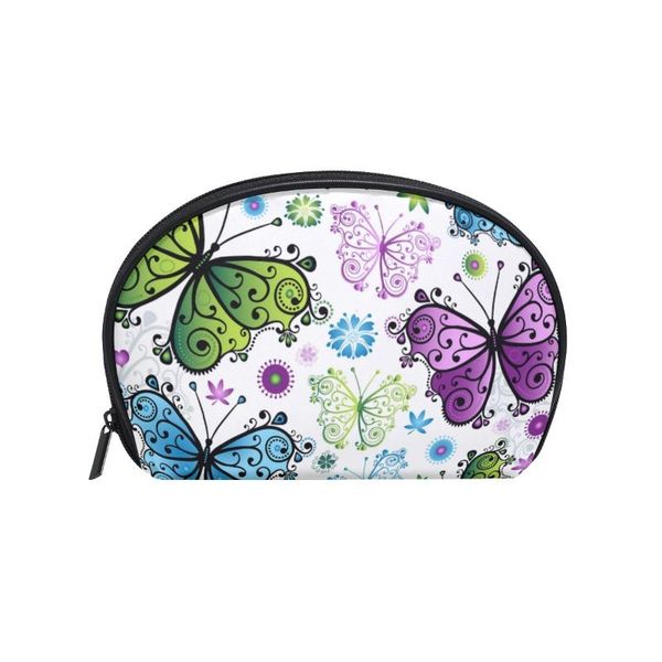 fengju multifuncition shell cosmetic bag purse half moon hanging travel toiletry pouch for girls woman spring floral butterfly bags & cases
fengju multifuncition shell cosmetic bag purse half moon hanging travel toiletry pouch for girls woman spring floral butterfly bags & cases