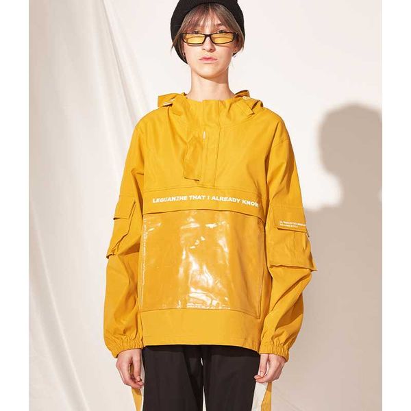 men's jackets chaopai street windbreaker loose transparent pocket hip hop jacket the same type of student coat hoodie, Black;brown
men's jackets chaopai street windbreaker loose transparent pocket hip hop jacket the same type of student coat hoodie, Black;brown