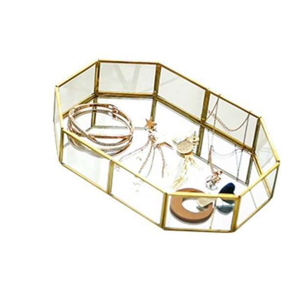 kitchen storage & organization nordic retro brass tray golden polygon glass makeup organizer dessert plate jewelry display home decor
kitchen storage & organization nordic retro brass tray golden polygon glass makeup organizer dessert plate jewelry display home decor