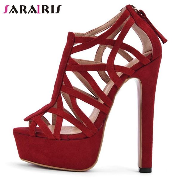 sarairis cool elegant platform sandals women high thin heels party ladies shoes, Black
sarairis cool elegant platform sandals women high thin heels party ladies shoes, Black