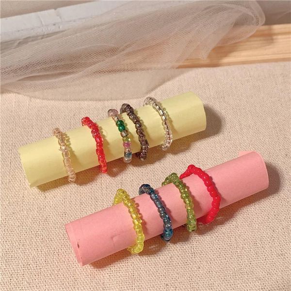wedding rings fashion simple personality colorful crystal beaded round ring for women girls cute sweet finger jewelry accessories, Slivery;golden
wedding rings fashion simple personality colorful crystal beaded round ring for women girls cute sweet finger jewelry accessories, Slivery;golden