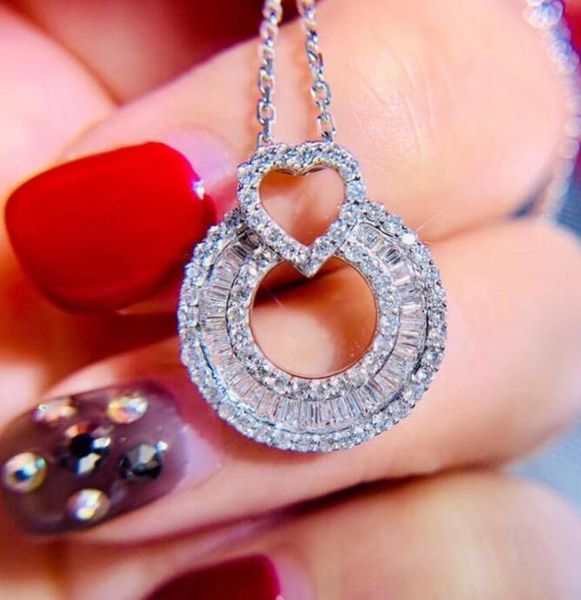 jewelry 925 sterling silver full princess cut white z circle heart pendant women clavicle necklace gift wjl3330
jewelry 925 sterling silver full princess cut white z circle heart pendant women clavicle necklace gift wjl3330
