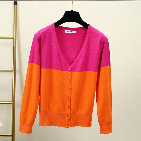 women's sweaters 2021 autumn cardigans women v-neck patchwork short lasdies sweet casual knitted coats fp1227, White;black
women's sweaters 2021 autumn cardigans women v-neck patchwork short lasdies sweet casual knitted coats fp1227, White;black