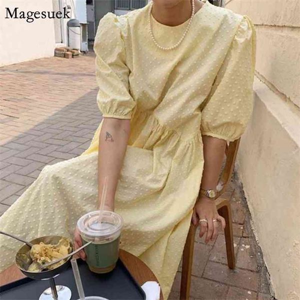 vinatge women long dress summer casual puff sleeve oversize elegant korean female loose vestidos 9941 210512, Black;gray
vinatge women long dress summer casual puff sleeve oversize elegant korean female loose vestidos 9941 210512, Black;gray