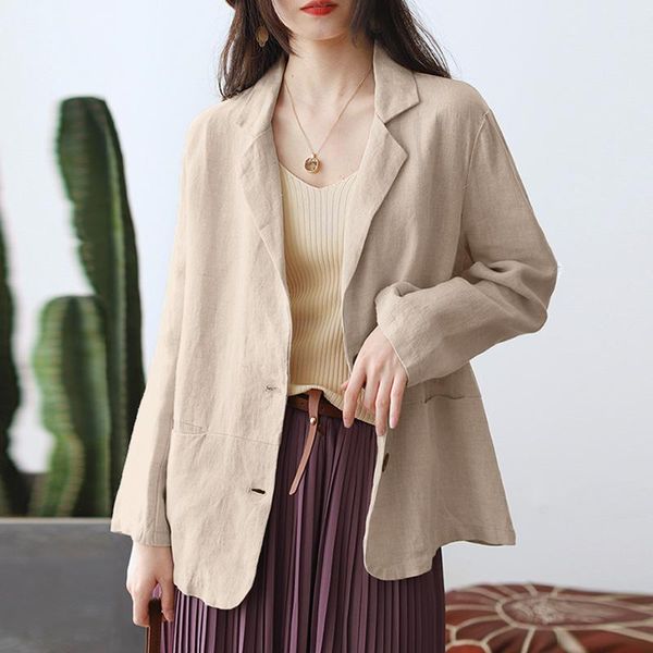 women's suits & blazers women elegant blazer office lady 2022 spring autumn long sleeve single breasted coat casual solid loose overs, White;black
women's suits & blazers women elegant blazer office lady 2022 spring autumn long sleeve single breasted coat casual solid loose overs, White;black