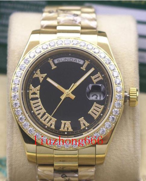 fashion watch r diameter 40mm big diamond not repair steel automatic mechanical men's folding buttonmen's sports machinery, Slivery;brown 
fashion watch r diameter 40mm big diamond not repair steel automatic mechanical men's folding buttonmen's sports machinery, Slivery;brown