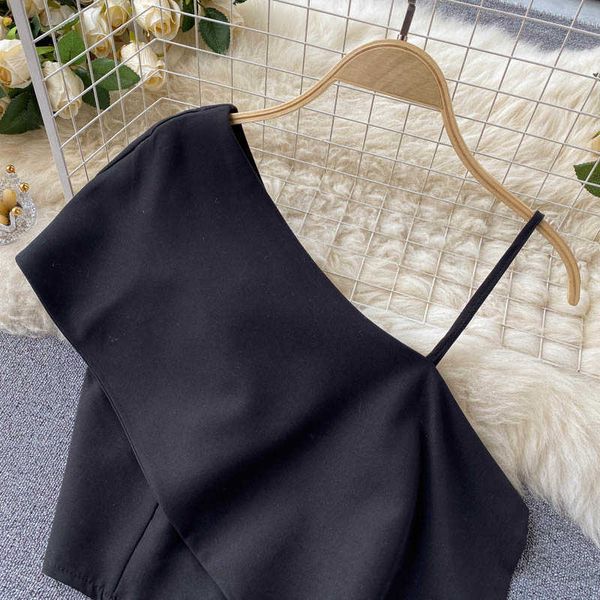 deat women off shoulder vintage irregular split suspender vest solid color slim fashion spring summer 11b353 210709, White
deat women off shoulder vintage irregular split suspender vest solid color slim fashion spring summer 11b353 210709, White