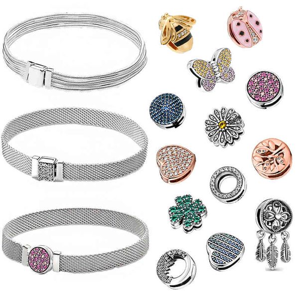 anillos pandora plata de ley 925 fashion bracelet diy butterfly charms fit original women reflexions bead luxury jewelry, Golden;silver
anillos pandora plata de ley 925 fashion bracelet diy butterfly charms fit original women reflexions bead luxury jewelry, Golden;silver
