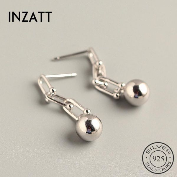 inzareal 925 sterling silver u chain bead stud earrings for fashion women round fine jewelry punk minimalist accessories gift, Golden;silver
inzareal 925 sterling silver u chain bead stud earrings for fashion women round fine jewelry punk minimalist accessories gift, Golden;silver