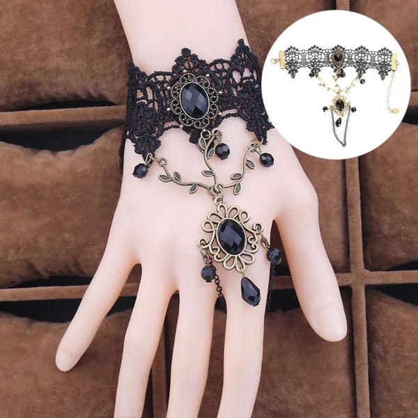 charm bracelets wristband gothic black lace bracelet wedding imitation pearl bangle, Golden;silver
charm bracelets wristband gothic black lace bracelet wedding imitation pearl bangle, Golden;silver