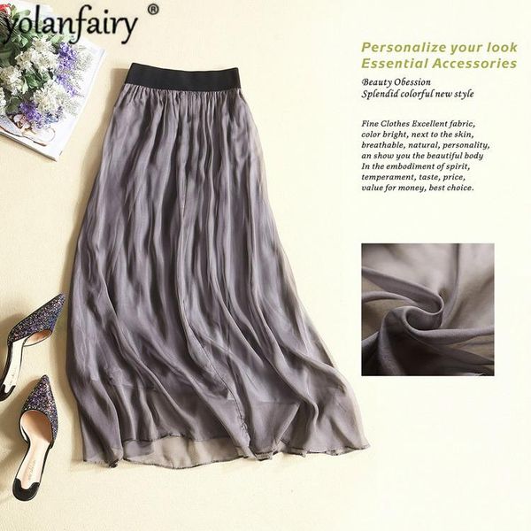 skirts summer womens 100% silk high waist skirt casual elegant white for women solid jupe femme oq161002 pph328, Black
skirts summer womens 100% silk high waist skirt casual elegant white for women solid jupe femme oq161002 pph328, Black