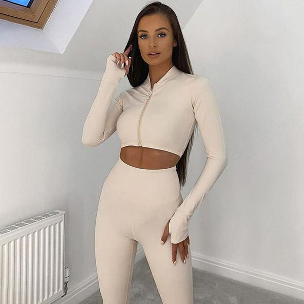 winter women 2 two piece set long sleeve crop tshirt leggings pants bodycon sport fitness tracksuit women's, White
winter women 2 two piece set long sleeve crop tshirt leggings pants bodycon sport fitness tracksuit women's, White