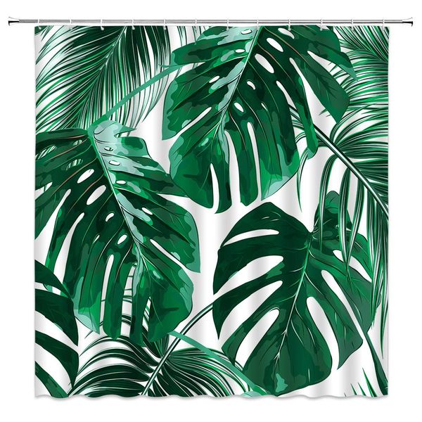 green leaves shower curtain dense tropical jungle plant green palm plantain leaves,70x70 inch polyester fabric bathroom
green leaves shower curtain dense tropical jungle plant green palm plantain leaves,70x70 inch polyester fabric bathroom