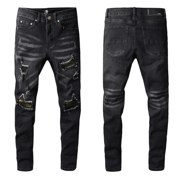 fashion us am casual hip hop high street worn out and wash splash ink painted slim fit jeans man #688, Blue
fashion us am casual hip hop high street worn out and wash splash ink painted slim fit jeans man #688, Blue