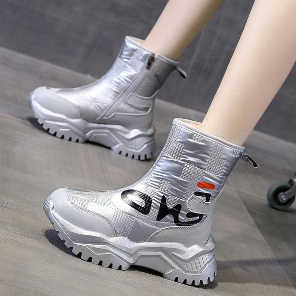 boots women shiny leather warm plush winter shoes for woman high heels ladies snow 6cm height increasing, Black
boots women shiny leather warm plush winter shoes for woman high heels ladies snow 6cm height increasing, Black