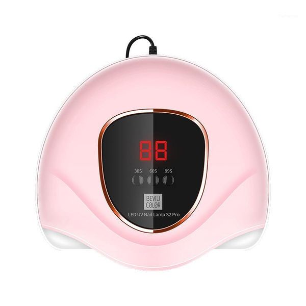36/72w uv led lamp for nails dryer nail manicure gel polish varnish drying with motion sensing lcd display1