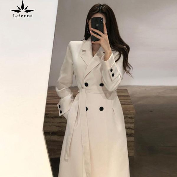 women's wool & blends leiouna long solid casual stylish 2021 fashion women collar double-breasted overcoats winter ladies blend coats f, Black
women's wool & blends leiouna long solid casual stylish 2021 fashion women collar double-breasted overcoats winter ladies blend coats f, Black