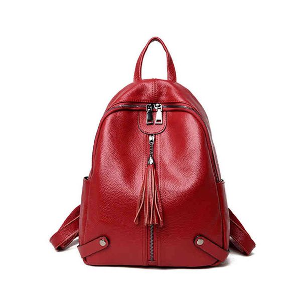 backpack women new style 2021 leather handbags fashion all-match travel backpack casual shoulder bag large capacity 
backpack women new style 2021 leather handbags fashion all-match travel backpack casual shoulder bag large capacity