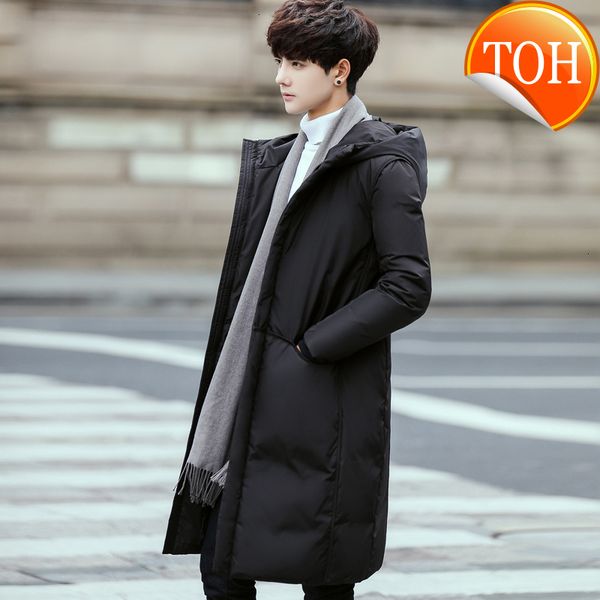 2021 men's down mid-length jacket winter new korean style slim fashion young students handsome thick solid color trend, Black
2021 men's down mid-length jacket winter new korean style slim fashion young students handsome thick solid color trend, Black