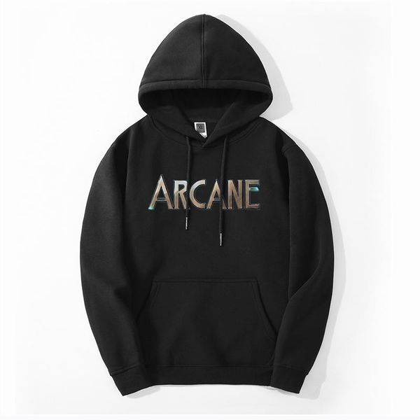 men's hoodies & sweatshirts arcane anime cartoon 2021 autumn winter warm sweatshirt big size clothes oversized pullover 4xl 3xl, Black
men's hoodies & sweatshirts arcane anime cartoon 2021 autumn winter warm sweatshirt big size clothes oversized pullover 4xl 3xl, Black