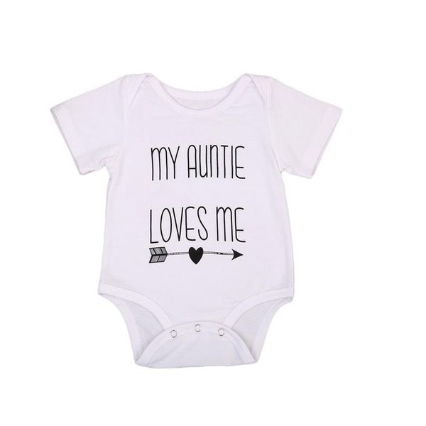 my auntie loves me printed bodysuit for born infant baby boy girls short sleeve jumpsuits rompers, Blue
my auntie loves me printed bodysuit for born infant baby boy girls short sleeve jumpsuits rompers, Blue