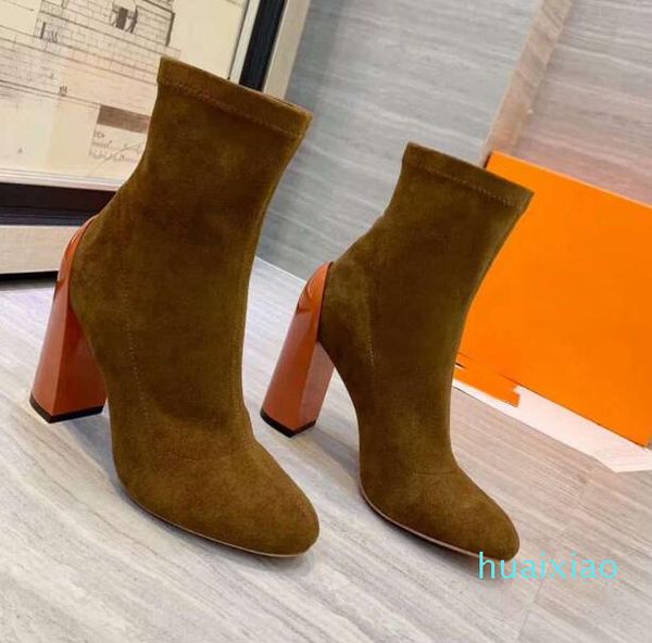 fashion h womens ankle half boots martin ladies chunky high heel 10.5cm pointed toes mid-calf suede booties 562, Black
fashion h womens ankle half boots martin ladies chunky high heel 10.5cm pointed toes mid-calf suede booties 562, Black