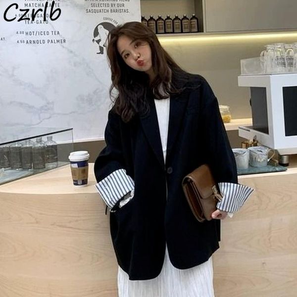 women's suits & blazers women all match fashion streetwear design mujer minimalist elegant spring autumn college baggy comfort street, White;black
women's suits & blazers women all match fashion streetwear design mujer minimalist elegant spring autumn college baggy comfort street, White;black