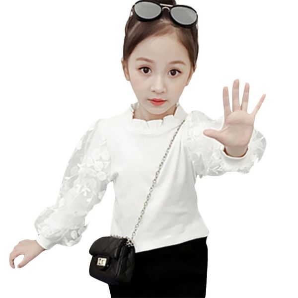 blouse for girls solid white lace school shirt girl clothes age 6 8 10 12 14 year 210528, White;black
blouse for girls solid white lace school shirt girl clothes age 6 8 10 12 14 year 210528, White;black