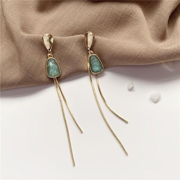stud metal long tassel earring style restoring ancient ways joker temperament sweet girl earrings women jewelry gift accessories, Golden;silver
stud metal long tassel earring style restoring ancient ways joker temperament sweet girl earrings women jewelry gift accessories, Golden;silver