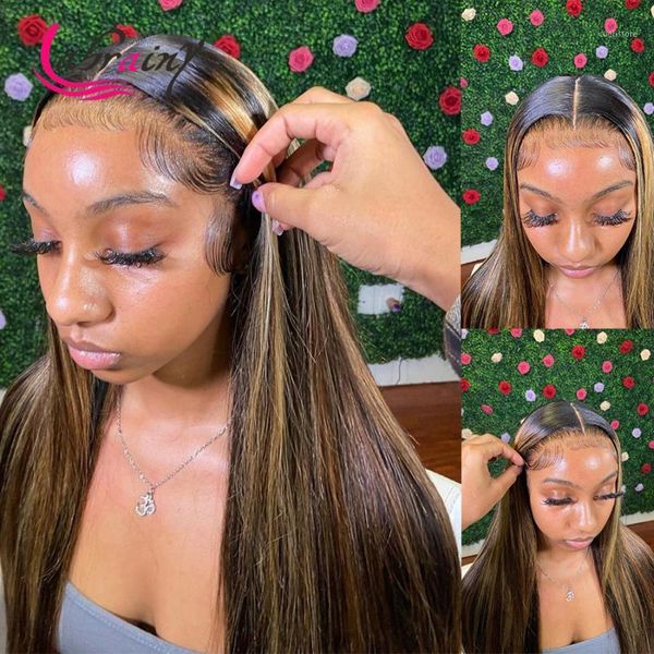 highlight honey blonde 13x6 lace front wig pre plucked colored straight hd transparent frontal brazilian human hair1, Black;brown
highlight honey blonde 13x6 lace front wig pre plucked colored straight hd transparent frontal brazilian human hair1, Black;brown