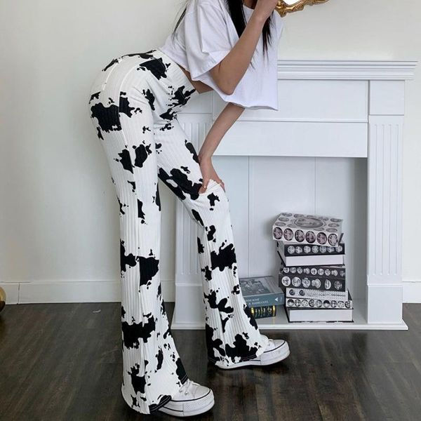 women's pants & capris milk cow printed elastic women skinny high waist casual wide leg trousers y2k 90s fashion sweatpants summer, Black;white
women's pants & capris milk cow printed elastic women skinny high waist casual wide leg trousers y2k 90s fashion sweatpants summer, Black;white