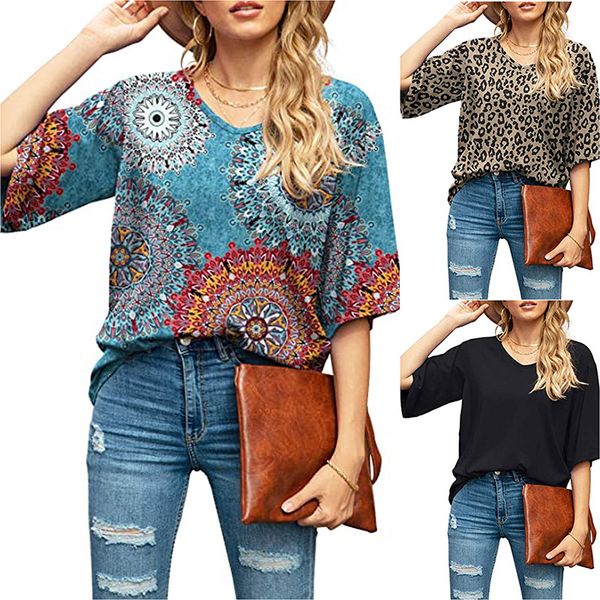 casual women t shirt round neck loose short sleeve simplicity floral flowers leopard printing piping solid color comfortable breathable 3 co, White
casual women t shirt round neck loose short sleeve simplicity floral flowers leopard printing piping solid color comfortable breathable 3 co, White