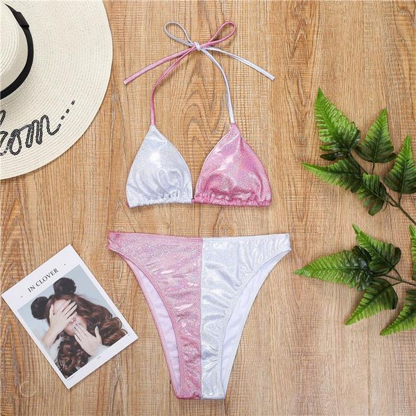 summer women's brassiere without steel support color matching and gilded bikini swimsuit swimwear, White;black
summer women's brassiere without steel support color matching and gilded bikini swimsuit swimwear, White;black