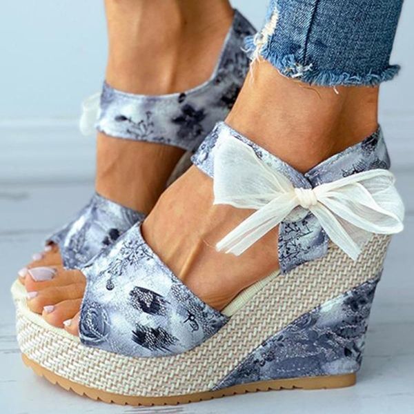sandals summer shoes women floral open toe ladies wedge platform bow outdoor beach fashion high heel sandalias, Black
sandals summer shoes women floral open toe ladies wedge platform bow outdoor beach fashion high heel sandalias, Black