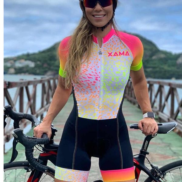 racing sets xama team biketriathlon suit womense cycling skinsuit summer jumpsuit one pieces ropa ciclismo bicycle set short sleeve bodysuit, Black;blue
racing sets xama team biketriathlon suit womense cycling skinsuit summer jumpsuit one pieces ropa ciclismo bicycle set short sleeve bodysuit, Black;blue