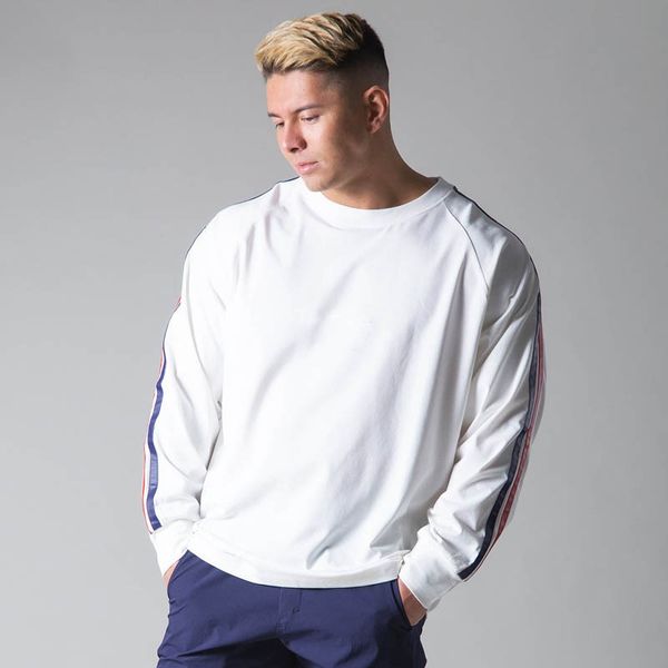 men's round neck t-shirts male style casual fashion patchwork long sleeves shirts m-3xl kg-103, White;black
men's round neck t-shirts male style casual fashion patchwork long sleeves shirts m-3xl kg-103, White;black