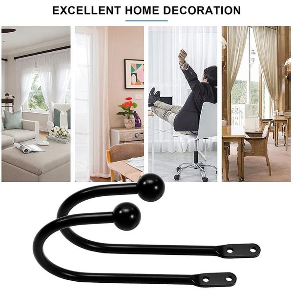 hooks & rails curtain holdback, 2pcs wall mounted drapery tiebacks with screws, heavy duty metal decorative window holder hook
hooks & rails curtain holdback, 2pcs wall mounted drapery tiebacks with screws, heavy duty metal decorative window holder hook