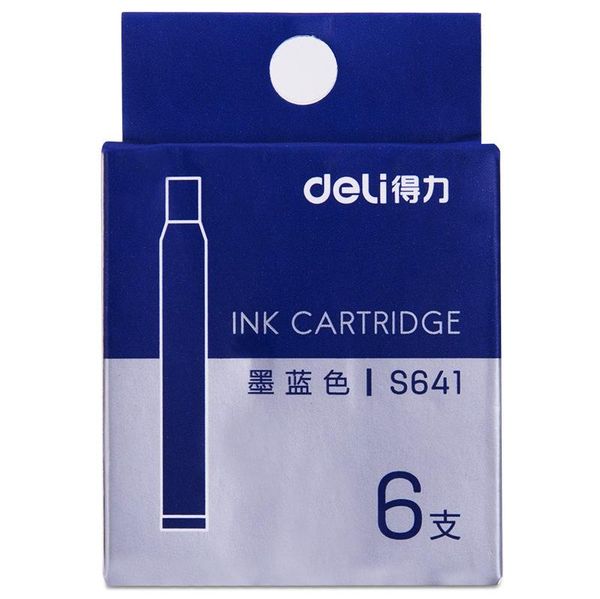 refills 1pcs deli/ effective s641 fountain pen ink cartridge scar membrane erasable pure blue replacement refill, Black;red
refills 1pcs deli/ effective s641 fountain pen ink cartridge scar membrane erasable pure blue replacement refill, Black;red