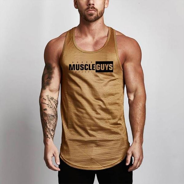 muscleguys fashion tank men sleeveless shirt bodybuilding fitness mens mesh singlets gyms clothes workout vest, White;black
muscleguys fashion tank men sleeveless shirt bodybuilding fitness mens mesh singlets gyms clothes workout vest, White;black