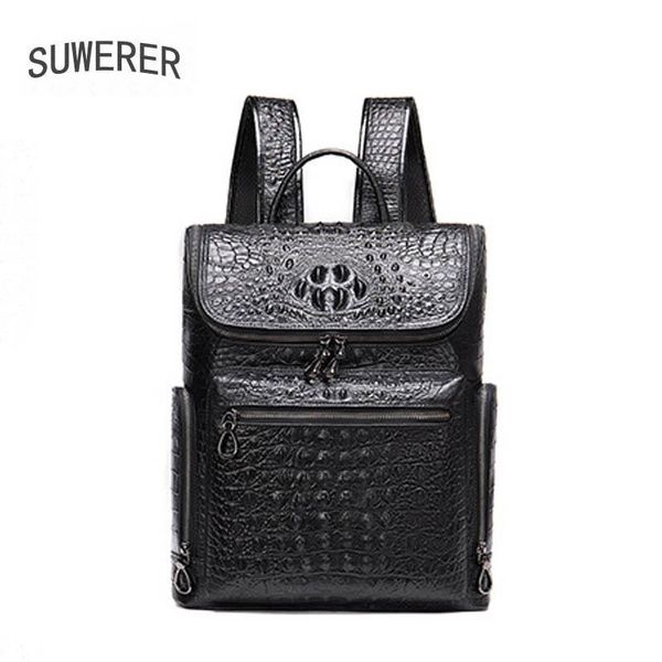 backpack suwerer genuine leather crocodile pattern men's casual travel dual-use business bag
backpack suwerer genuine leather crocodile pattern men's casual travel dual-use business bag