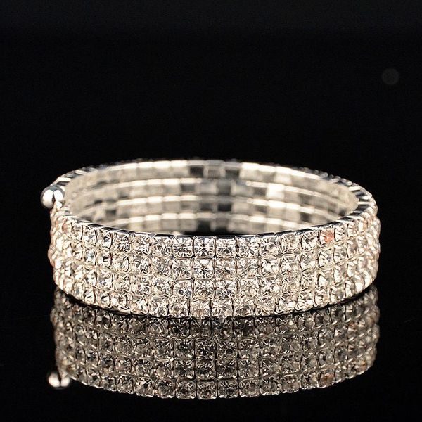 link, chain luxury multilayer wide rhinestone elastic bracelet silver gold alloy full crystal bracelets for jewelry women birthday gift, Black
link, chain luxury multilayer wide rhinestone elastic bracelet silver gold alloy full crystal bracelets for jewelry women birthday gift, Black