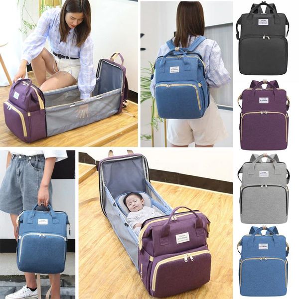 diaper bags 3 in 1 multifunctional backpack folding crib maternity nursing bag mommy big capacity travel
diaper bags 3 in 1 multifunctional backpack folding crib maternity nursing bag mommy big capacity travel