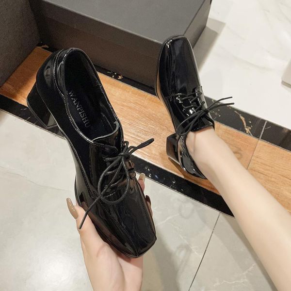 dress shoes fashion vintage lacing pointed toe thick heel women pumps female british style high heels oxfords black beige 34-43
dress shoes fashion vintage lacing pointed toe thick heel women pumps female british style high heels oxfords black beige 34-43