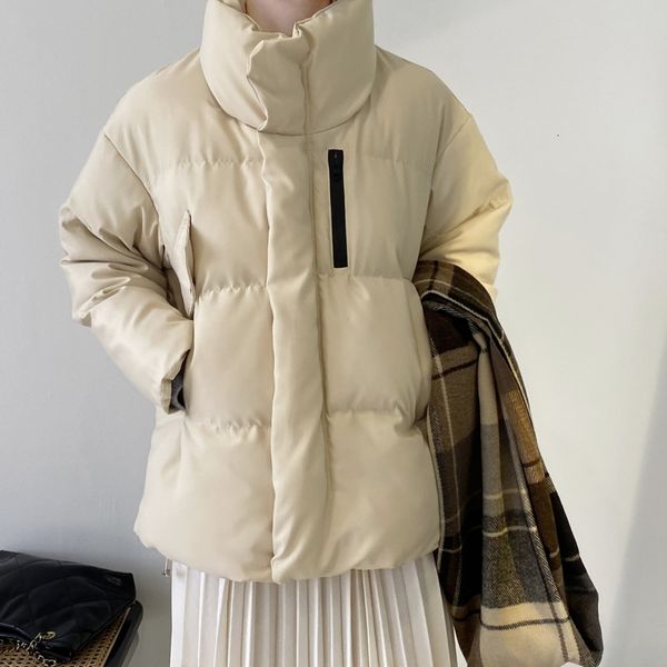 women's wool & blends women winter coat stand collar zipper woman down cotton jacket warm loose casual parkas coats casaco feminin, Black
women's wool & blends women winter coat stand collar zipper woman down cotton jacket warm loose casual parkas coats casaco feminin, Black
