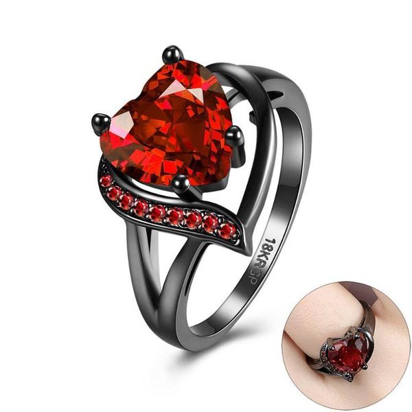 wedding rings zircon ring creative heart shape engagement black gun plated fashion jewelry women finger, Slivery;golden
wedding rings zircon ring creative heart shape engagement black gun plated fashion jewelry women finger, Slivery;golden